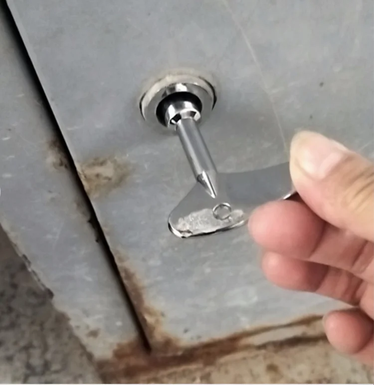 Delta Switch Key Wrench With Accessories Universal Triangle Train Electrical Cupboard Box Elevator Cabinet Alloy