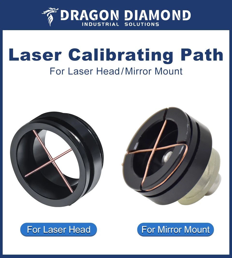 Laser Path Calibrating Device For Lens Tube Light Regulator Alignment Kit For Co2 Laser Head Mirror Mount Adjust Collimate