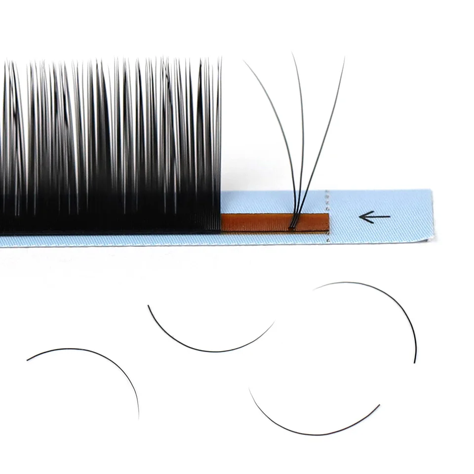 AGUUD 8-25mm Classic Eyelashes Extensions Long Lash Faux Mink Russian 20-25mm Mix Individual Lash Russian Silk Lower Lash Cilios