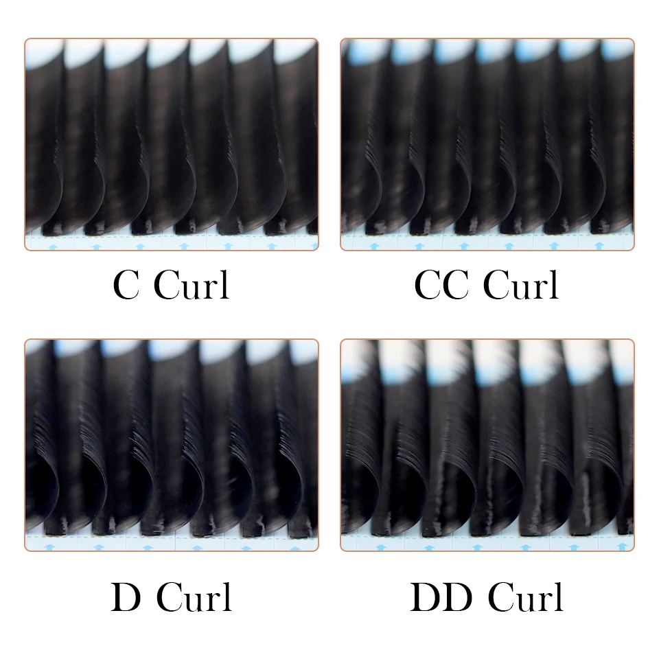AGUUD 8-25mm Classic Eyelashes Extensions Long Lash Faux Mink Russian 20-25mm Mix Individual Lash Russian Silk Lower Lash Cilios