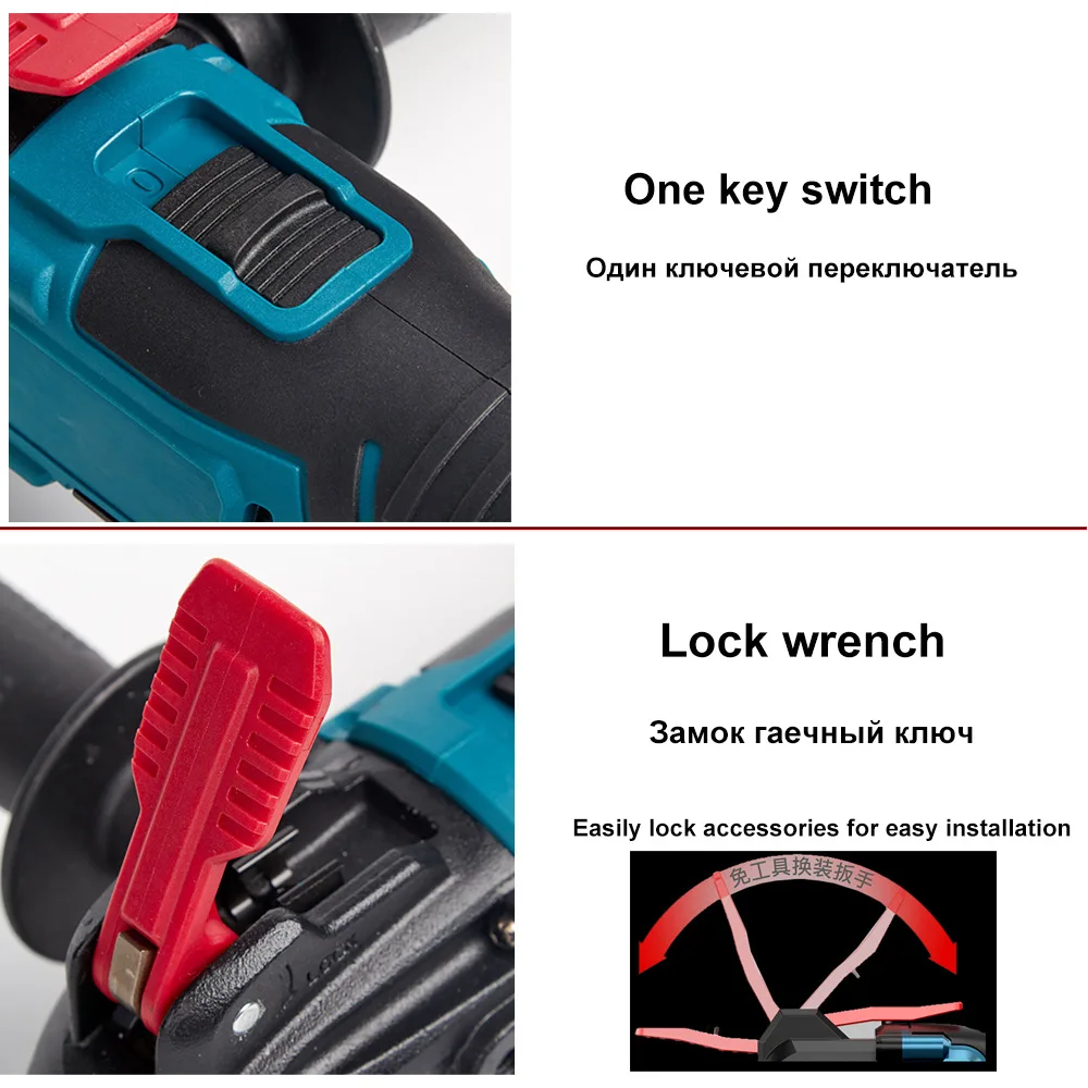 170W Electric Cordless Oscillator, 6-Gear Settings, 5000-20000r/Min, for Sawing/Cutting/Shoveling, For 18V/21V Makita Battery