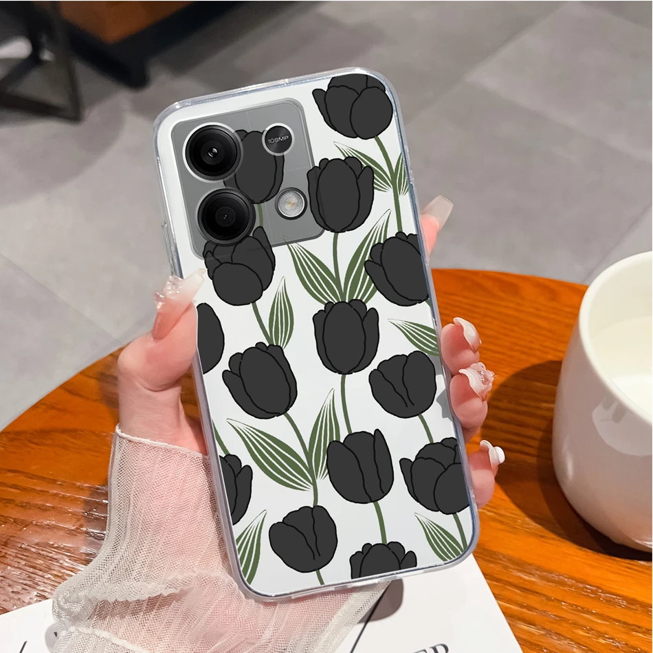 For Redmi Note 13 Pro Plus Phone Case Creative Fun Soft Slim Silicone Transparent Anti Drop Back Cover For Redmi Note13 13Pro+