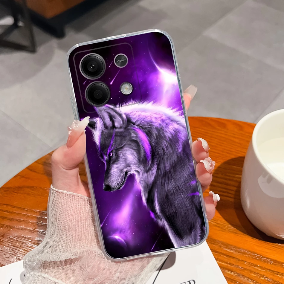 For Redmi Note 13 Pro Plus Phone Case Creative Fun Soft Slim Silicone Transparent Anti Drop Back Cover For Redmi Note13 13Pro+