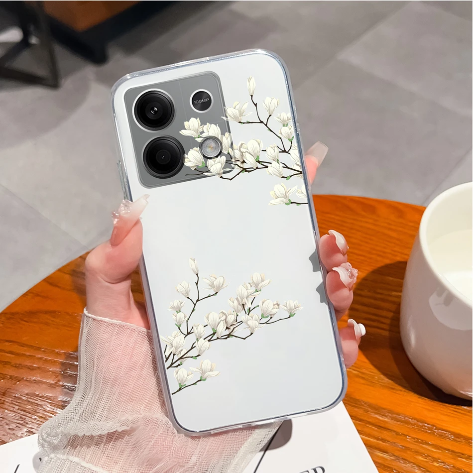 For Redmi Note 13 Pro Plus Phone Case Creative Fun Soft Slim Silicone Transparent Anti Drop Back Cover For Redmi Note13 13Pro+