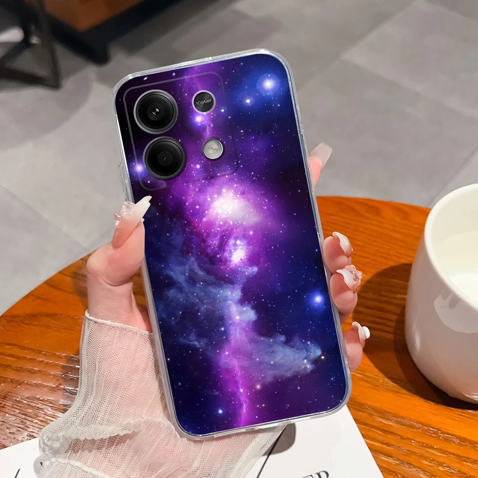 For Redmi Note 13 Pro Plus Phone Case Creative Fun Soft Slim Silicone Transparent Anti Drop Back Cover For Redmi Note13 13Pro+