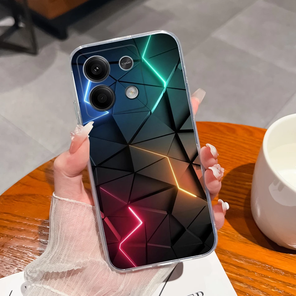 For Redmi Note 13 Pro Plus Phone Case Creative Fun Soft Slim Silicone Transparent Anti Drop Back Cover For Redmi Note13 13Pro+