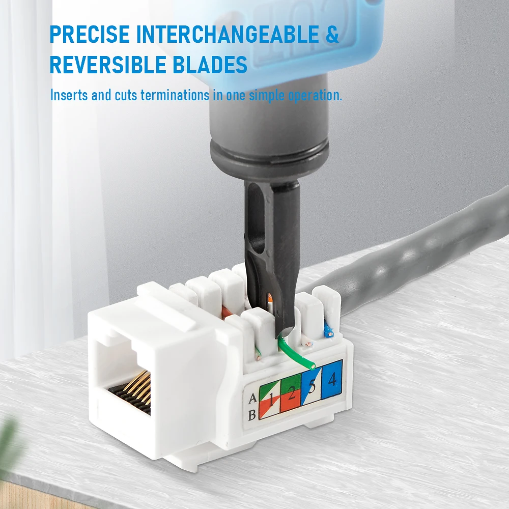 110/88/66 Punch Down Tool Multifunction Krone Type IDC/Network Wire Cat5 & Telephone Insertion Impact Terminal Tools