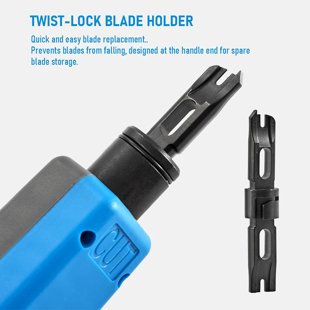 110/88/66 Punch Down Tool Multifunction Krone Type IDC/Network Wire Cat5 & Telephone Insertion Impact Terminal Tools