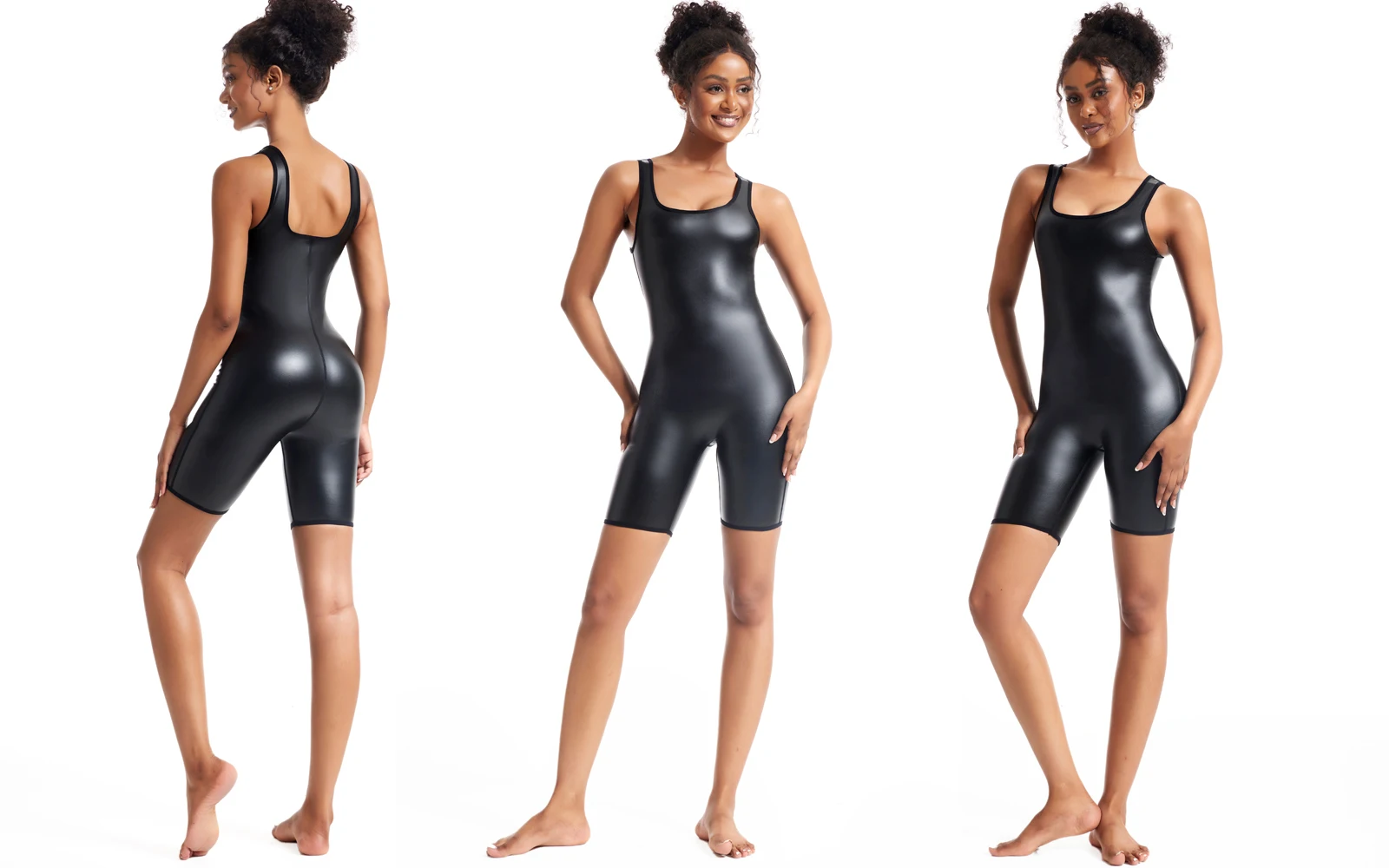 Women's Body Shapers U Neck Sleeveless Tops Pants Bodysuit Jumpsuit Waist Trimmers Corsets Leggings Tank Tops Shapewear Bodysuit