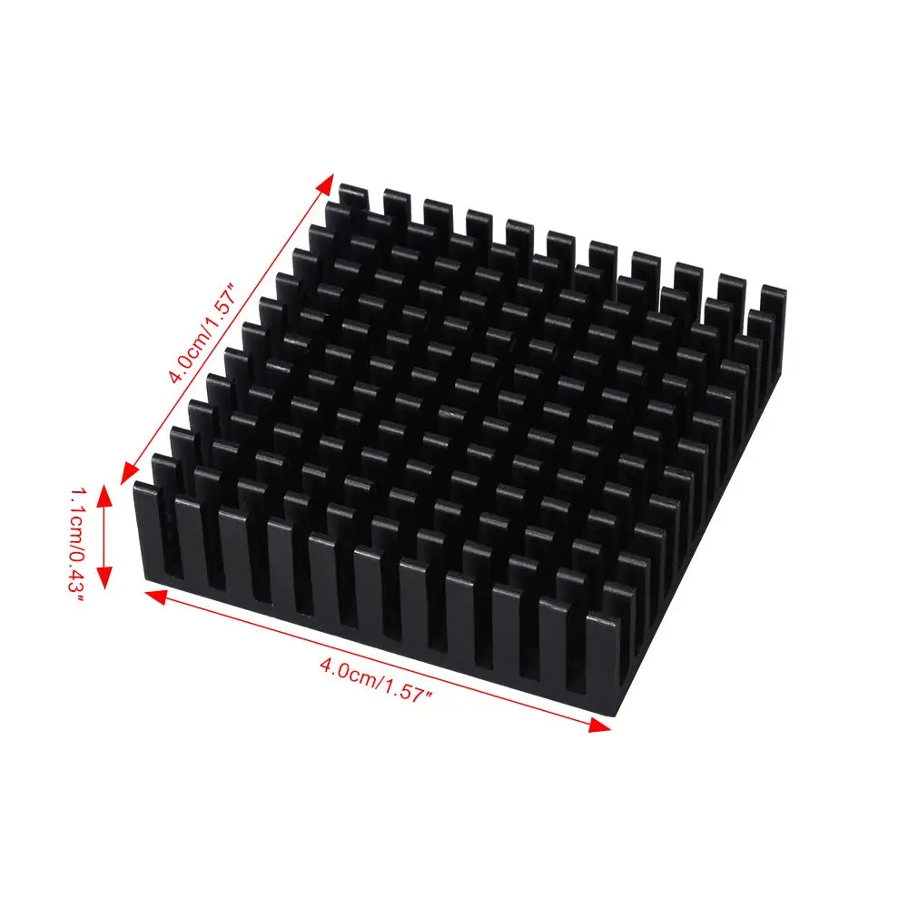 3D Printer Aluminum Motor Heatsink Extruded Heat Dissipation Electronic Heat Sink For Nema17 42 Stepper Motor Ender 3