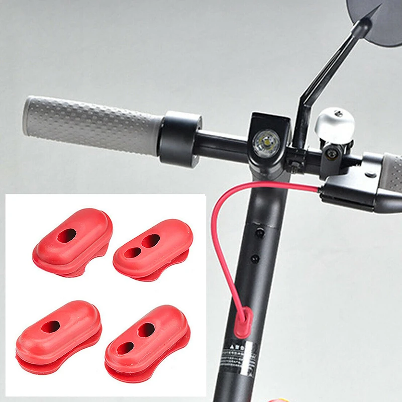 4pcs Rubber Charge Port Cover Cap Plug For Xiaomi M365 1S Pro Pro2 Scooter Sleeve Part