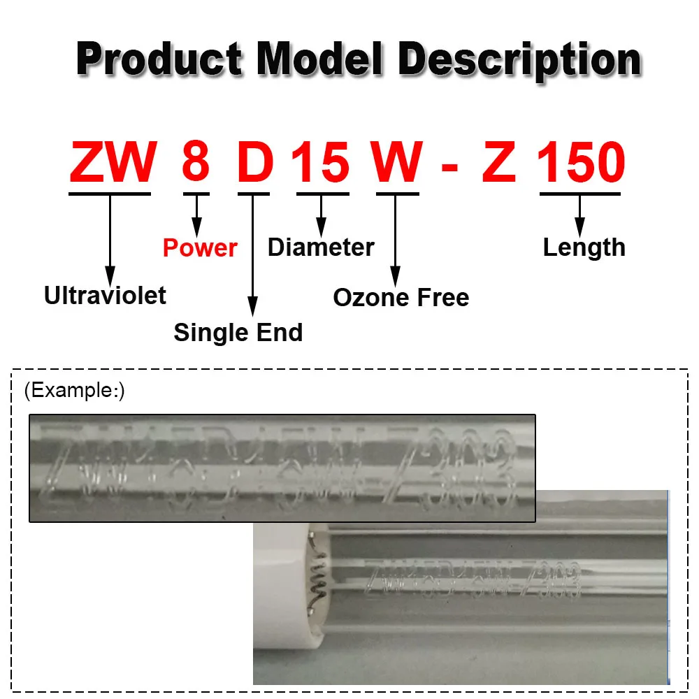 G10q 8W 10W 15W 17W UV Sterilizer Lamp Light Ultraviolet Filter with Straight Pipe and Single Ended 4 Needle for Air Equipment