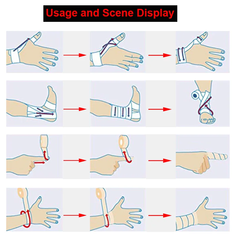 18 Colors Colorful Athletic Wrap Tape Self Adhesive Elastic Bandage Bands Sports Protector For Knee Finger Ankle Palm Pet