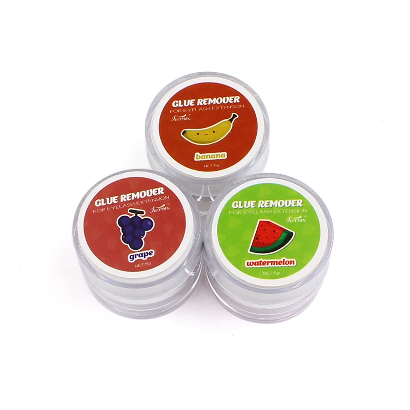 2019 FUNMIX New 5g fruit flavour Eyelash Extension Glue Remover Cream For Lashes Remover Makeup Tools