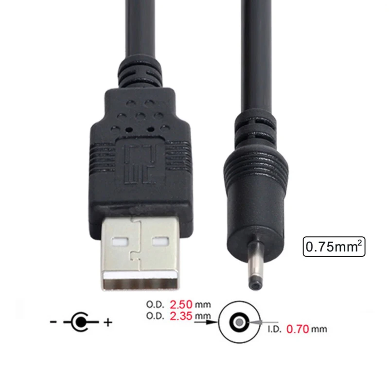 Black 90 Angle PC USB Male to 5V DC 3.5*1.35mm Connector Extension Power Cable Cord Adapter 5.5*2.1mm to USB Date Line 2.5*0.7mm