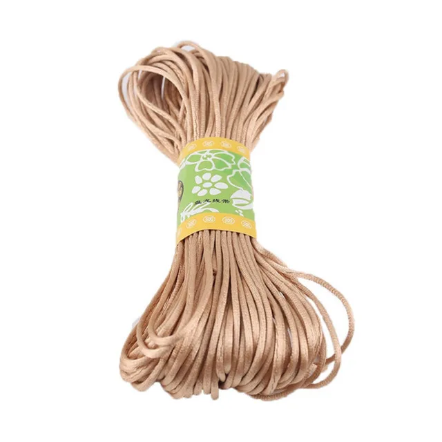 1pc 1mm 80m Satin Silk Rope Nylon Cord Colorful Baby Teether Accessories Teething Necklace Rattail Cord DIY Tool Toys Baby