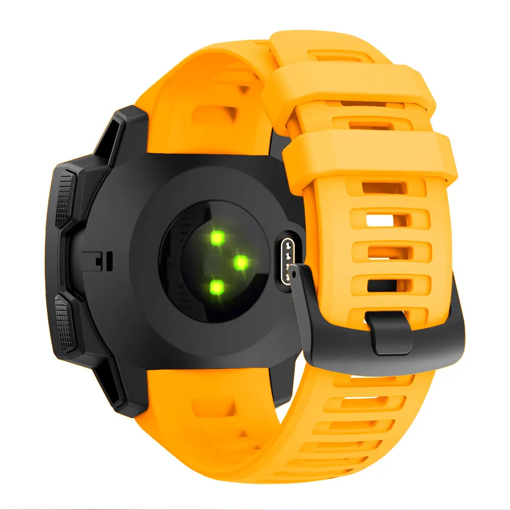 22mm Silicone Watch Strap Bracelet Watch Band For Garmin Instinct Smart Watch Sport Replacement Wirstband men's watches women's