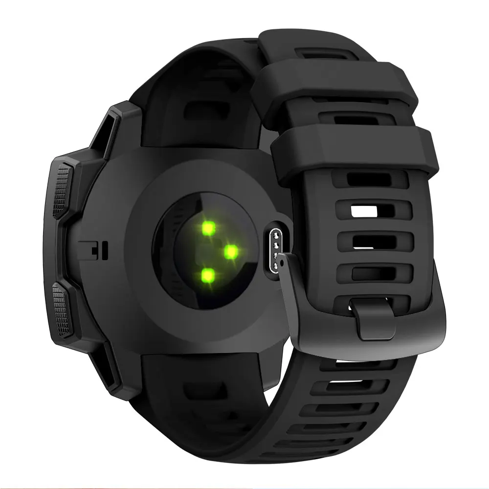 22mm Silicone Watch Strap Bracelet Watch Band For Garmin Instinct Smart Watch Sport Replacement Wirstband men's watches women's