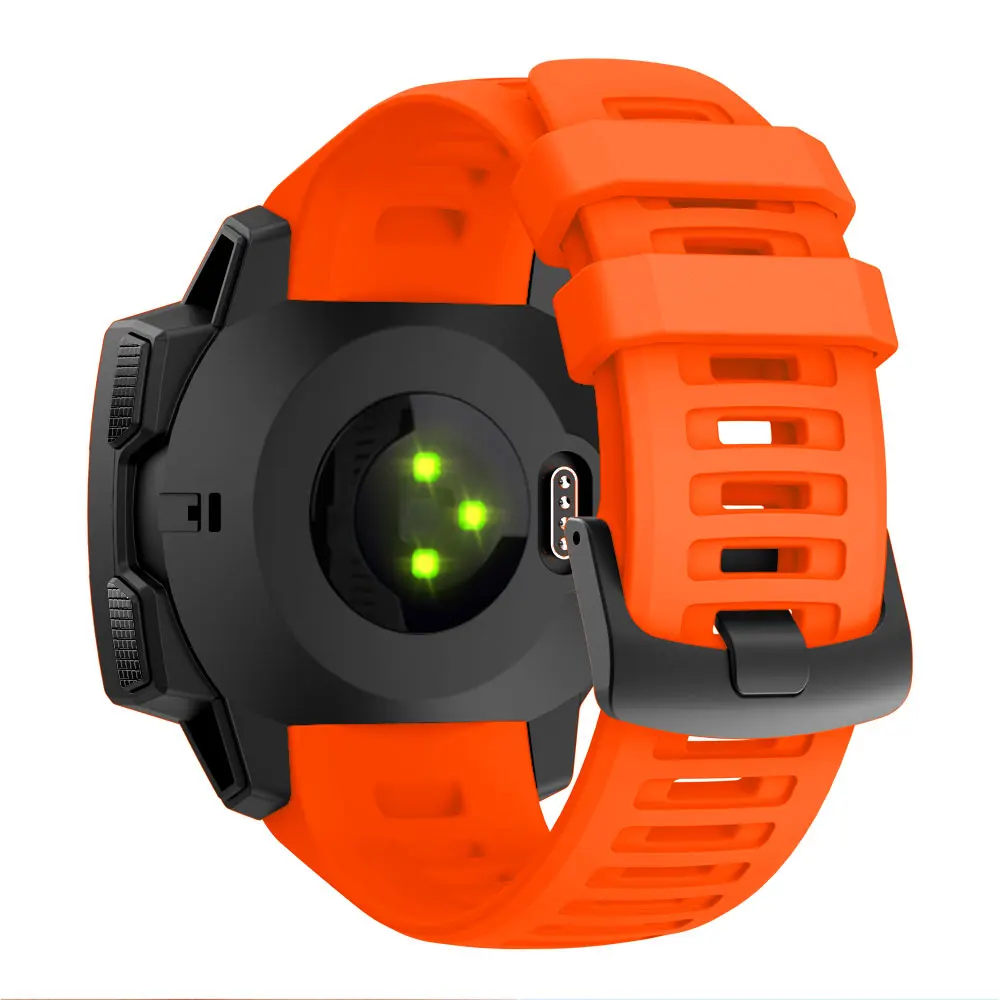 22mm Silicone Watch Strap Bracelet Watch Band For Garmin Instinct Smart Watch Sport Replacement Wirstband men's watches women's