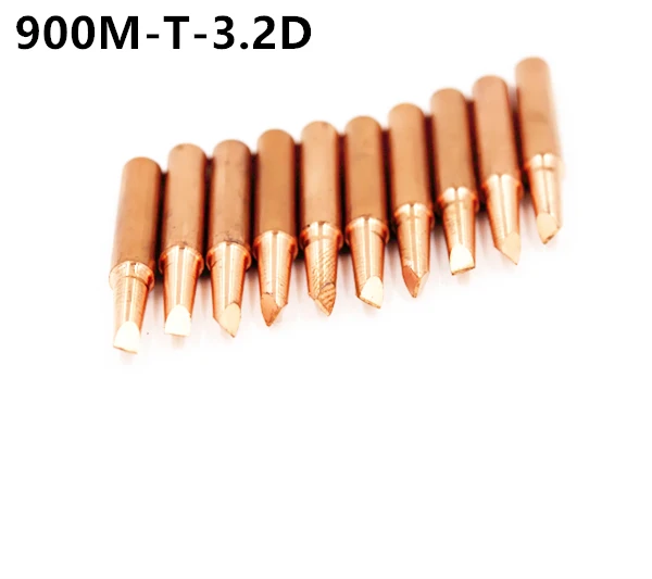 SZBFT 15kinds Diamagnetic 900m t copper soldering iron tip Lead-free Solder tip 907.913.951,898D,852D+ Soldering Station