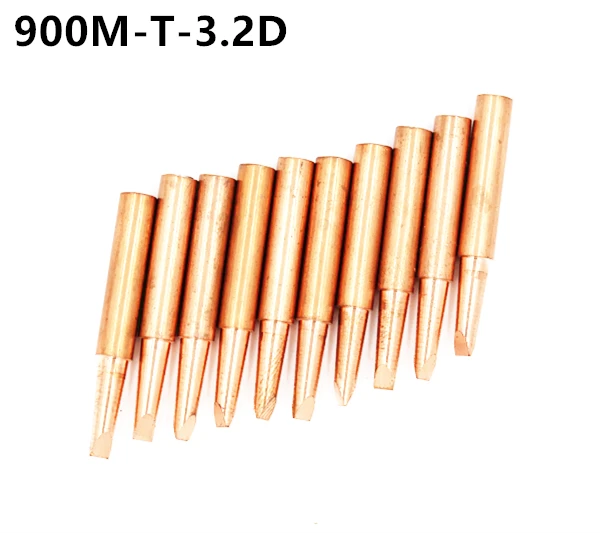SZBFT 15kinds Diamagnetic 900m t copper soldering iron tip Lead-free Solder tip 907.913.951,898D,852D+ Soldering Station