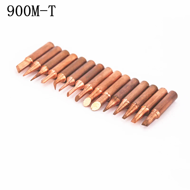 SZBFT 15kinds Diamagnetic 900m t copper soldering iron tip Lead-free Solder tip 907.913.951,898D,852D+ Soldering Station