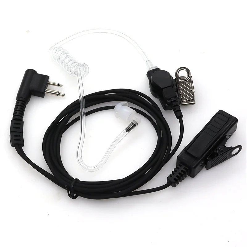 Covert Acoustic Tube Earpiece Headset Mic for Motorola EP450 DEP450 CP1300