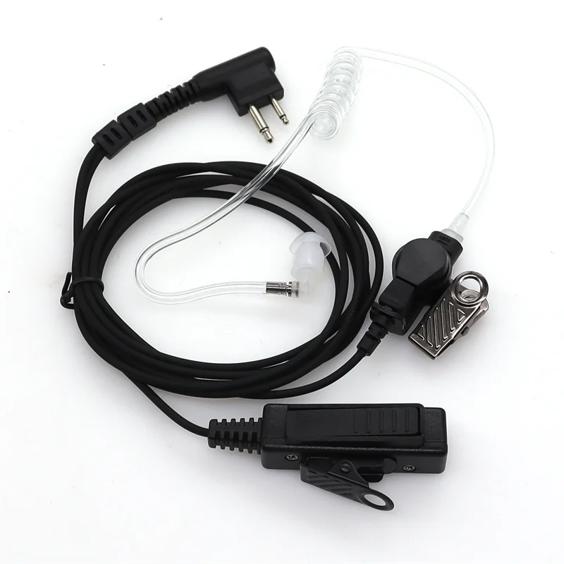Covert Acoustic Tube Earpiece Headset Mic for Motorola EP450 DEP450 CP1300