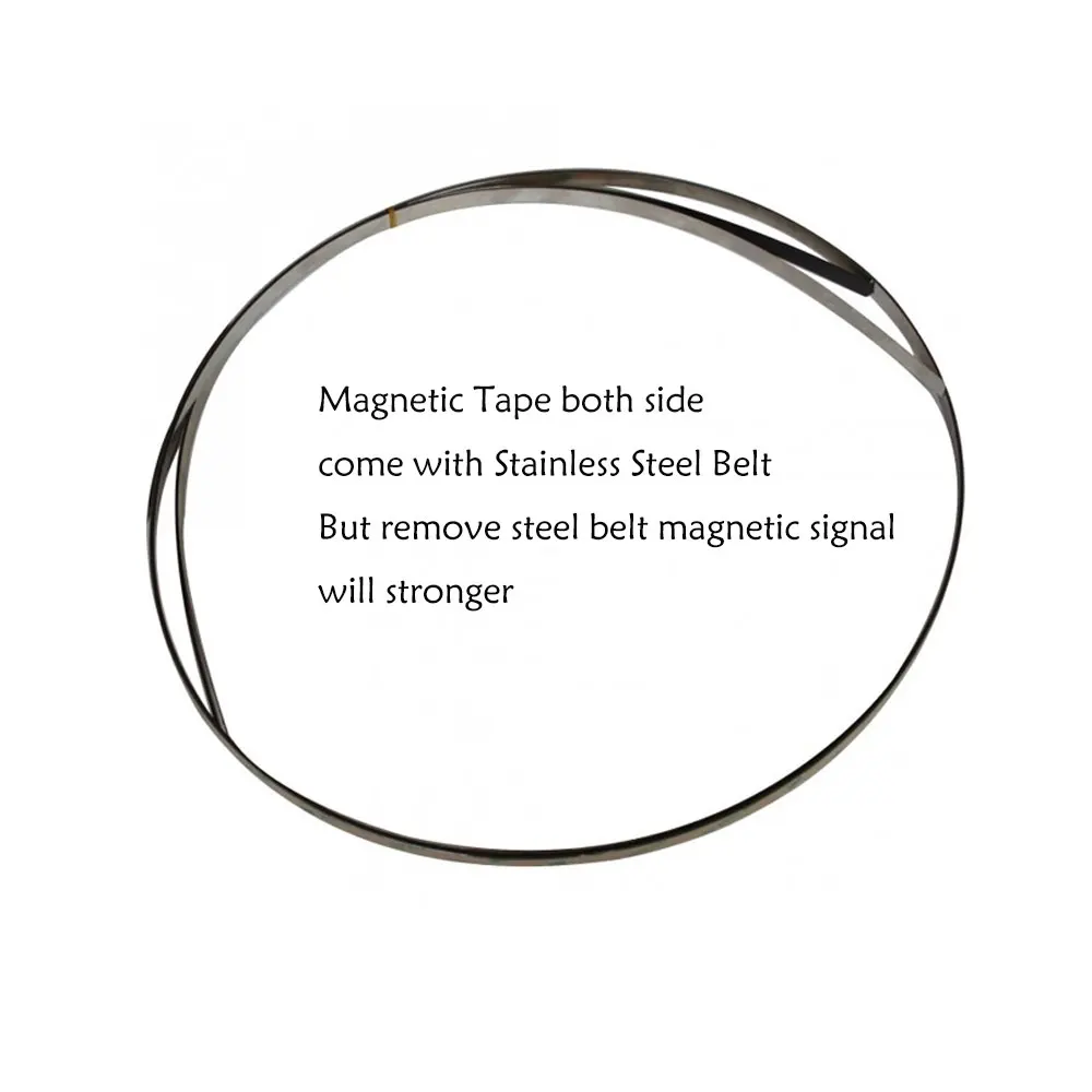 TR10 1+1mm High Accuracy Magnetic Tape Pole Length 1mm Strip Size 10*1.5mm for Magnet Sensor Lathe Woodworking Stone