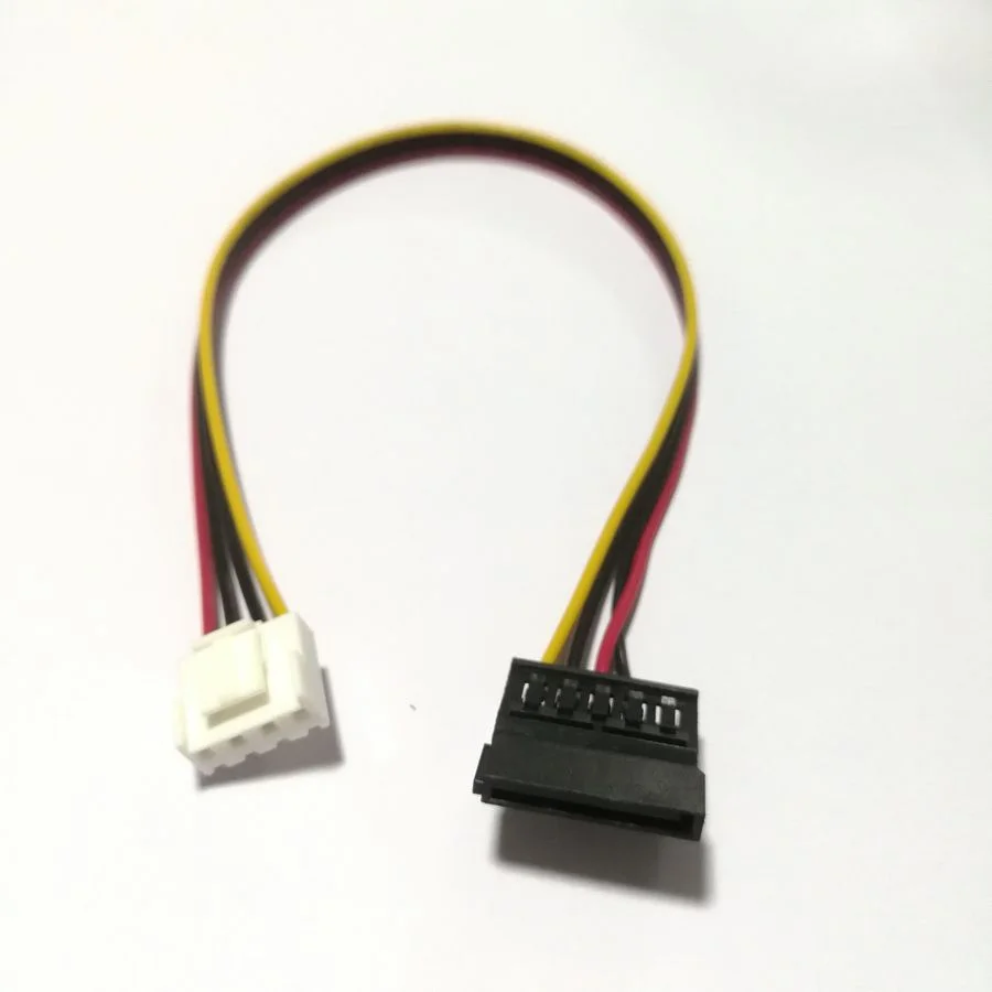 4Pin To SATA Power Cable For Hikvision DAHUA Mini VCR IP Camera CCTV Hard Disk 30CM