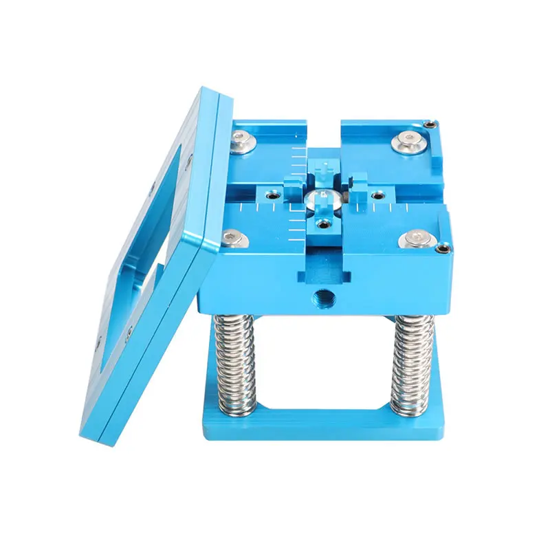 90*90MM BGA Reballing Kit Station 10pcs/lot 90mm Universal 0.3-0.76mm Stencils Template Holder Fixture Jig with Handle