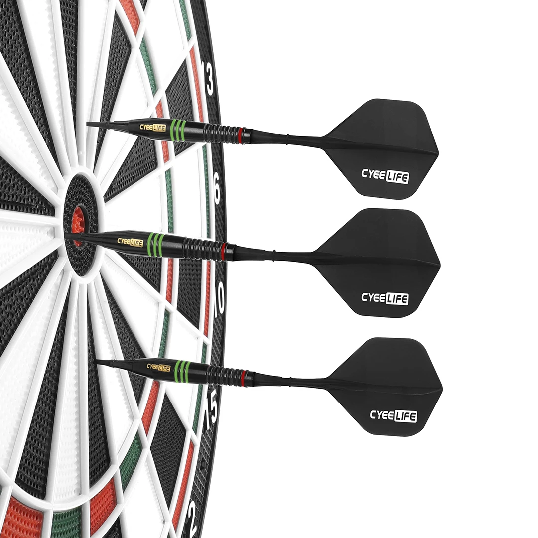 CyeeLife 18g Copper Dart Barrel Electronic Soft Tips Dart Bar Games 30 Soft Dart Tips