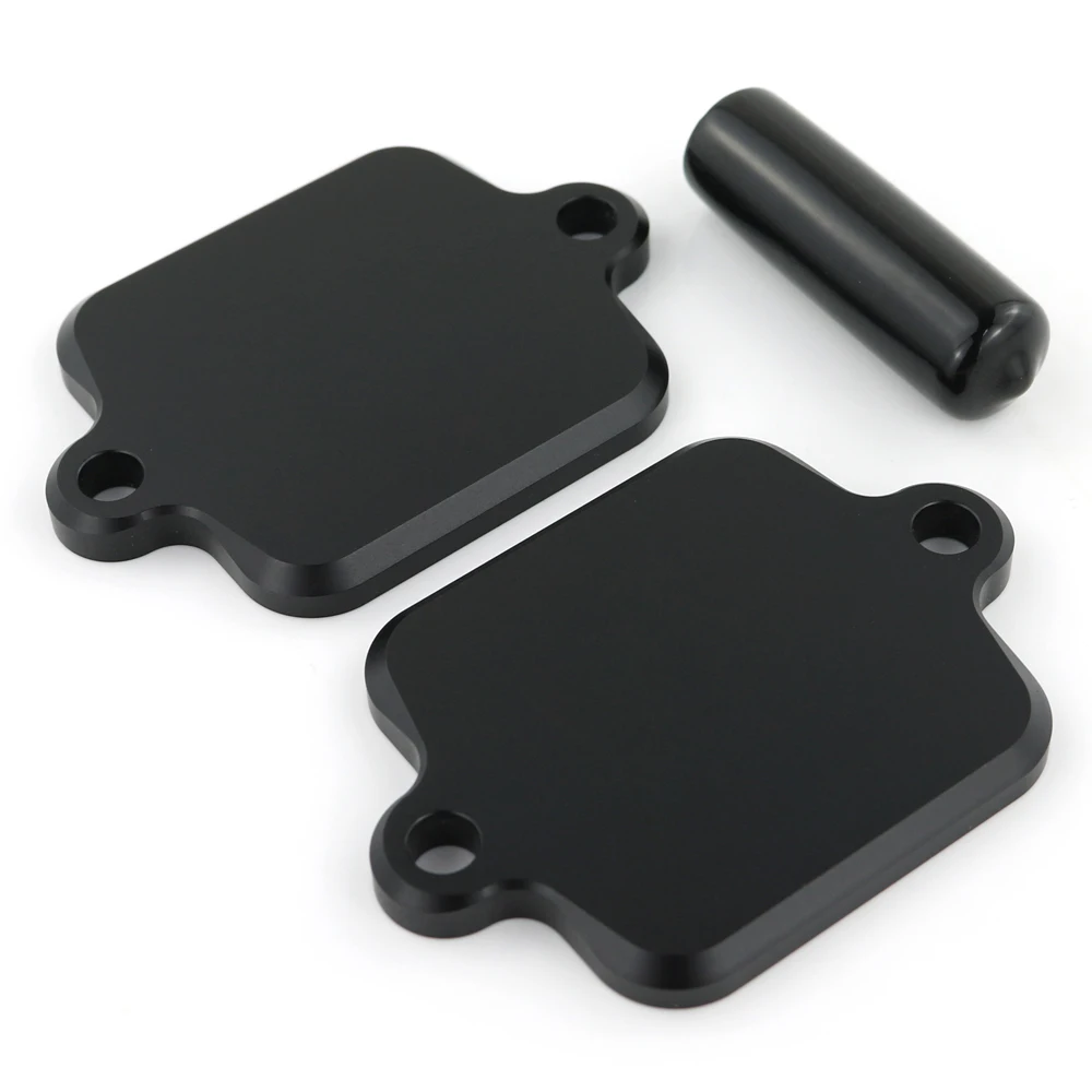Smog Block Off Plates Cover Fit For Yamaha YZF R1 YZF R1M R1S YZF R6 YZF R6S FZ1 / FZ1 Fazer FZ6R/ FZ6 Fazer 600 FZ8 FZ10 MT-10