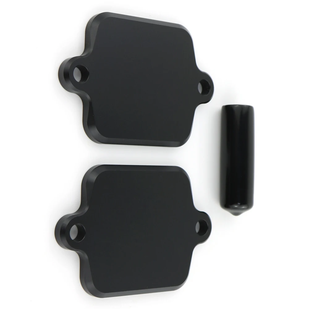 Smog Block Off Plates Cover Fit For Yamaha YZF R1 YZF R1M R1S YZF R6 YZF R6S FZ1 / FZ1 Fazer FZ6R/ FZ6 Fazer 600 FZ8 FZ10 MT-10