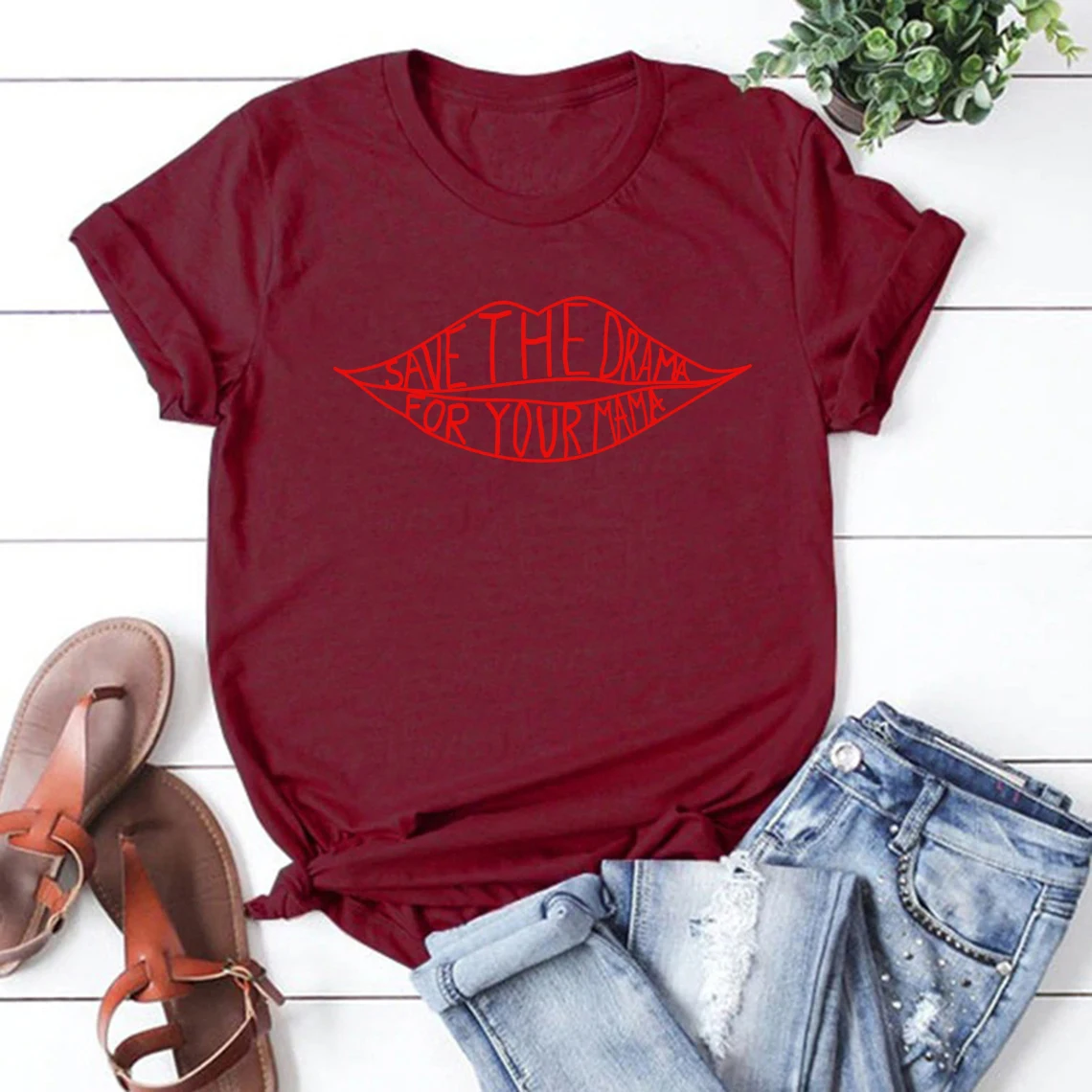 Save The Drama for Your Mama T Shirt Friends Tv Show Rachel Green T-Shirt Unisex Graphic Tees Tops Mothers Day Gift