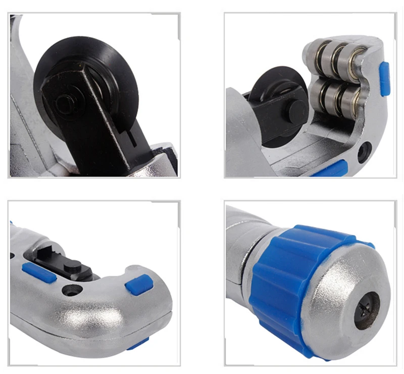 Roller Type Tube Cutter 4-32/5-50/6-70mm Bearing Pipe Cutter Stainless Steel Tube Shear Hobbing Cutting Blade Refrigeration Tool