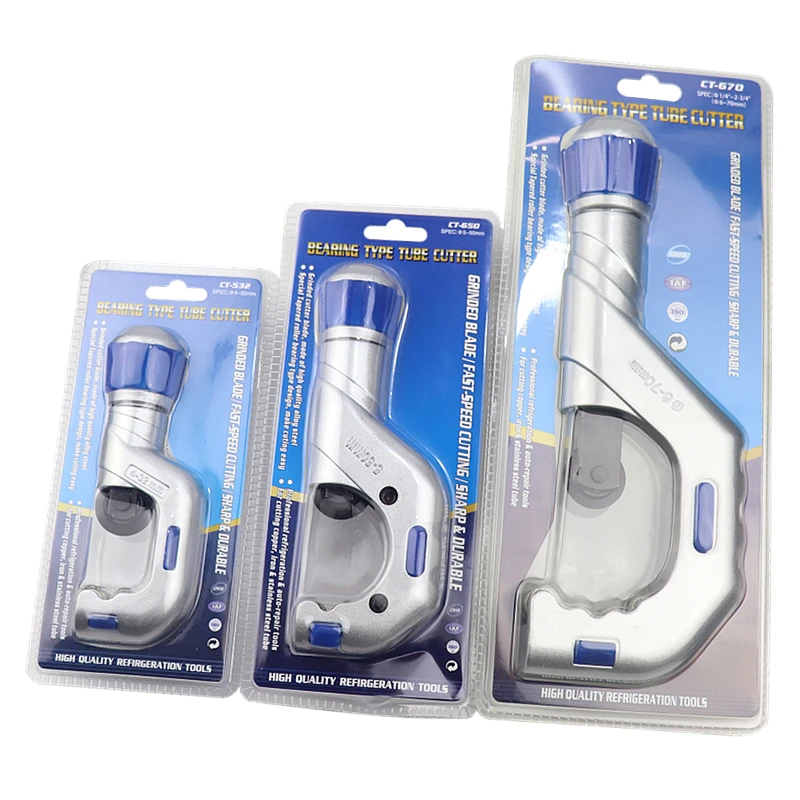 Roller Type Tube Cutter 4-32/5-50/6-70mm Bearing Pipe Cutter Stainless Steel Tube Shear Hobbing Cutting Blade Refrigeration Tool