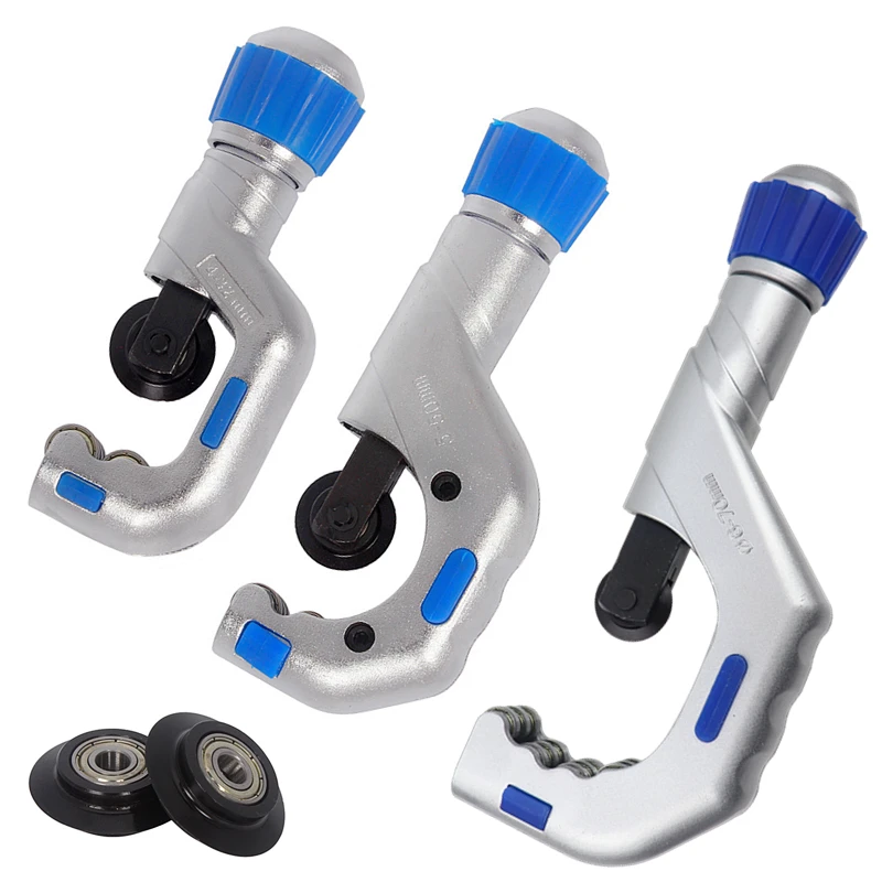 Roller Type Tube Cutter 4-32/5-50/6-70mm Bearing Pipe Cutter Stainless Steel Tube Shear Hobbing Cutting Blade Refrigeration Tool
