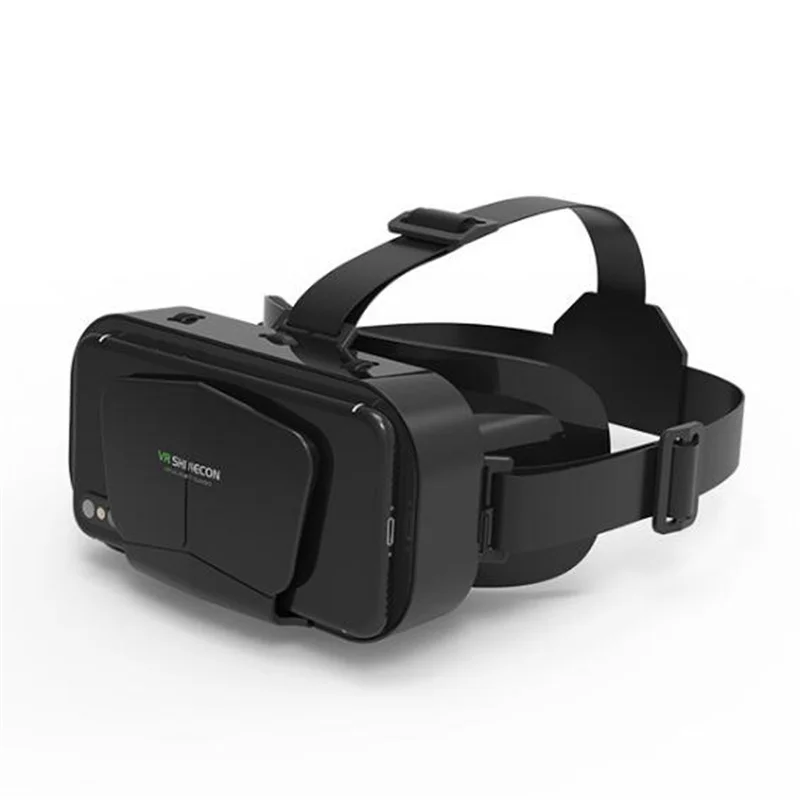 Original G10 IMAX Giant Screen VR Glasses 3D Virtual Reality Box Google Cardboard Helmet for 4.7-7" Smartphone,Matching Joystick