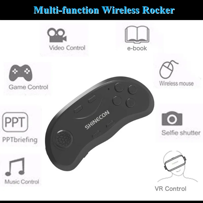 Original G10 IMAX Giant Screen VR Glasses 3D Virtual Reality Box Google Cardboard Helmet for 4.7-7" Smartphone,Matching Joystick