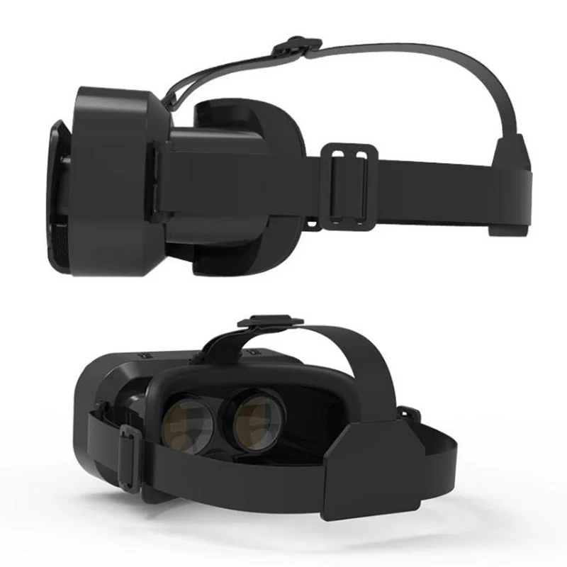 Original G10 IMAX Giant Screen VR Glasses 3D Virtual Reality Box Google Cardboard Helmet for 4.7-7" Smartphone,Matching Joystick