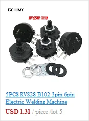 10PCS 3296W potentiometer precision adjustable resistance multi-turn trimming 1K 2K 5K 10K 100K 103 100R Trimmer Potentiometer