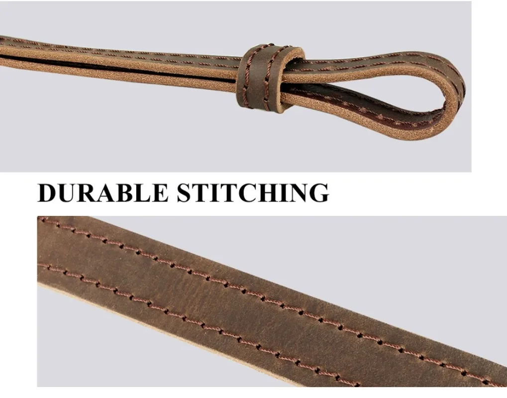 1.25/1.35 inch Tactical Genuine Leather Sling Strap for Ruger Remington 870 Adjustable Shoulder Strap Sling Hunting Accessories