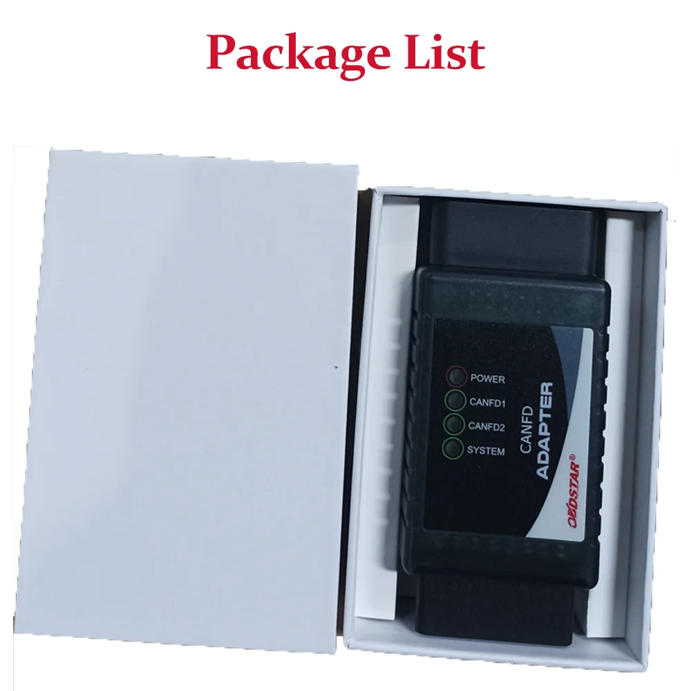 OBDSTAR CANFD CAN FD Adapter Work with X300 DP Plus and Pro4 Supports GM 2020 2021 and Hyundai Kia Airbag Odomaster P50