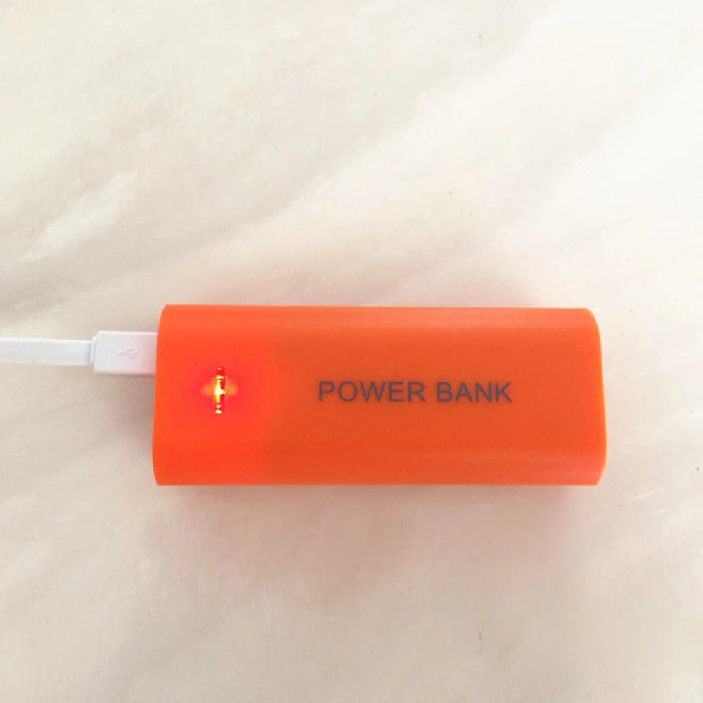 Power Bank Case 2-cell 18650 Battery Box for Smart Phone Charge 5V 1A For 18650 Battery With Indicator Light