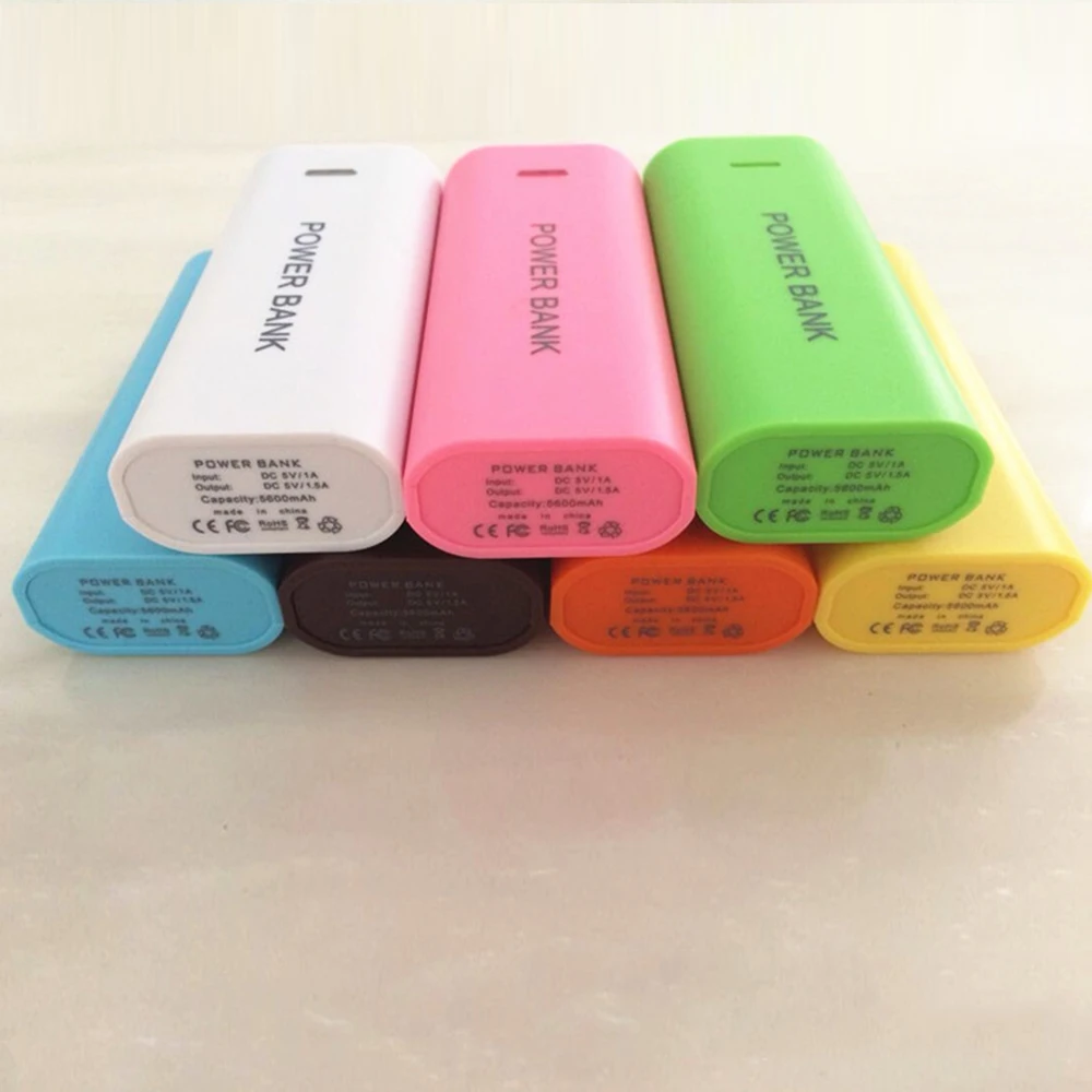 Power Bank Case 2-cell 18650 Battery Box for Smart Phone Charge 5V 1A For 18650 Battery With Indicator Light