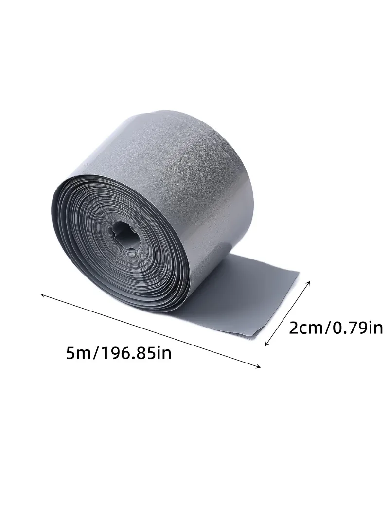 5M Reflective Heat Transfer Film Safety Reflector Sticker for DIY Clothing Bag Shoes Iron on Safety Clothing Supplies 2/5cm/roll