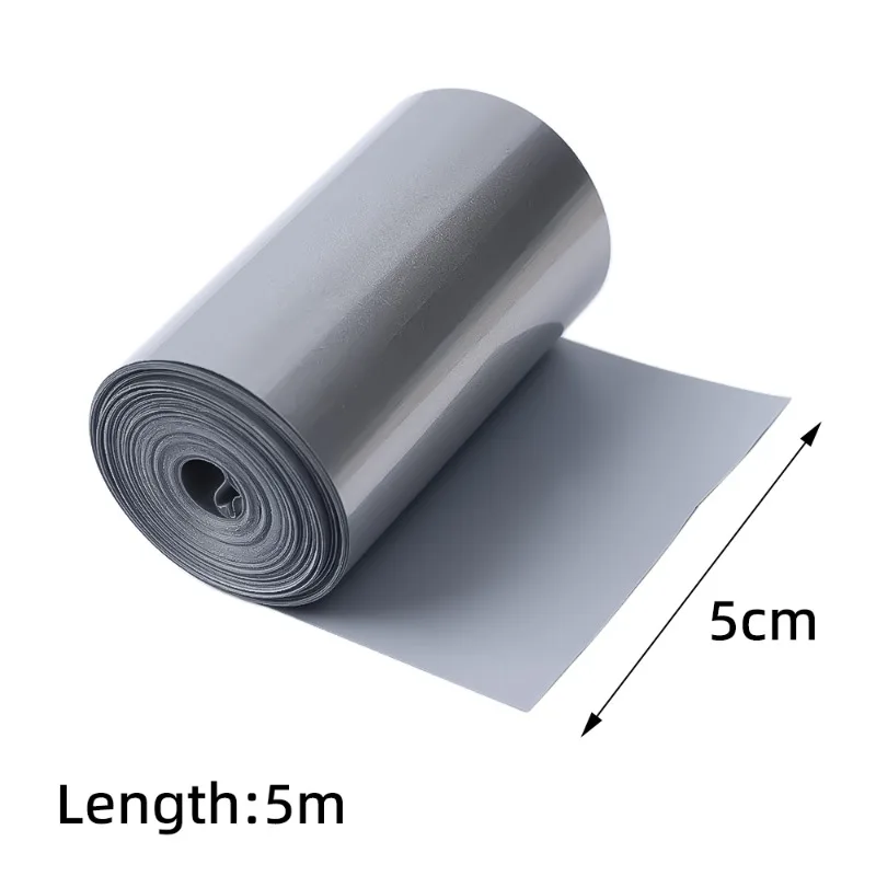5M Reflective Heat Transfer Film Safety Reflector Sticker for DIY Clothing Bag Shoes Iron on Safety Clothing Supplies 2/5cm/roll