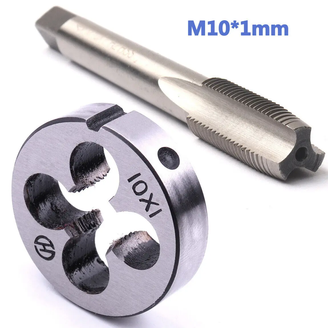 M10/M12/M14/M16/M15/M18/M20 Screw Thread Metric Tap Die Set Right Hand HSS Machine Threading Taper Plug Round Threading