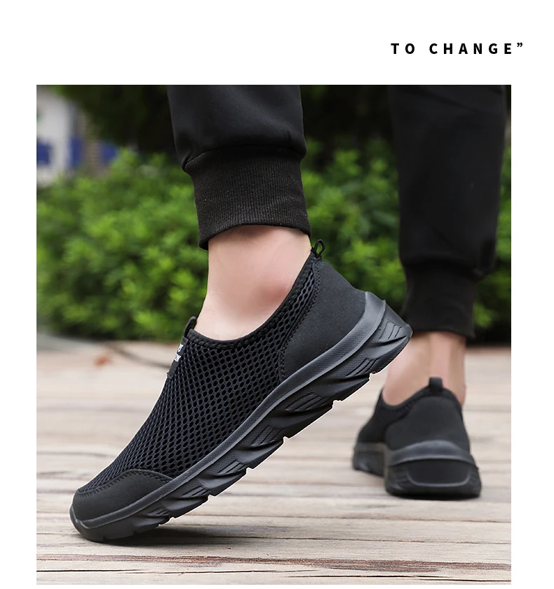 YRZL New Running Shoes for Men Breathable Sports Shoes Light Weight Fashion Summer Breathable Sneakers for Men Plus Size 39-46